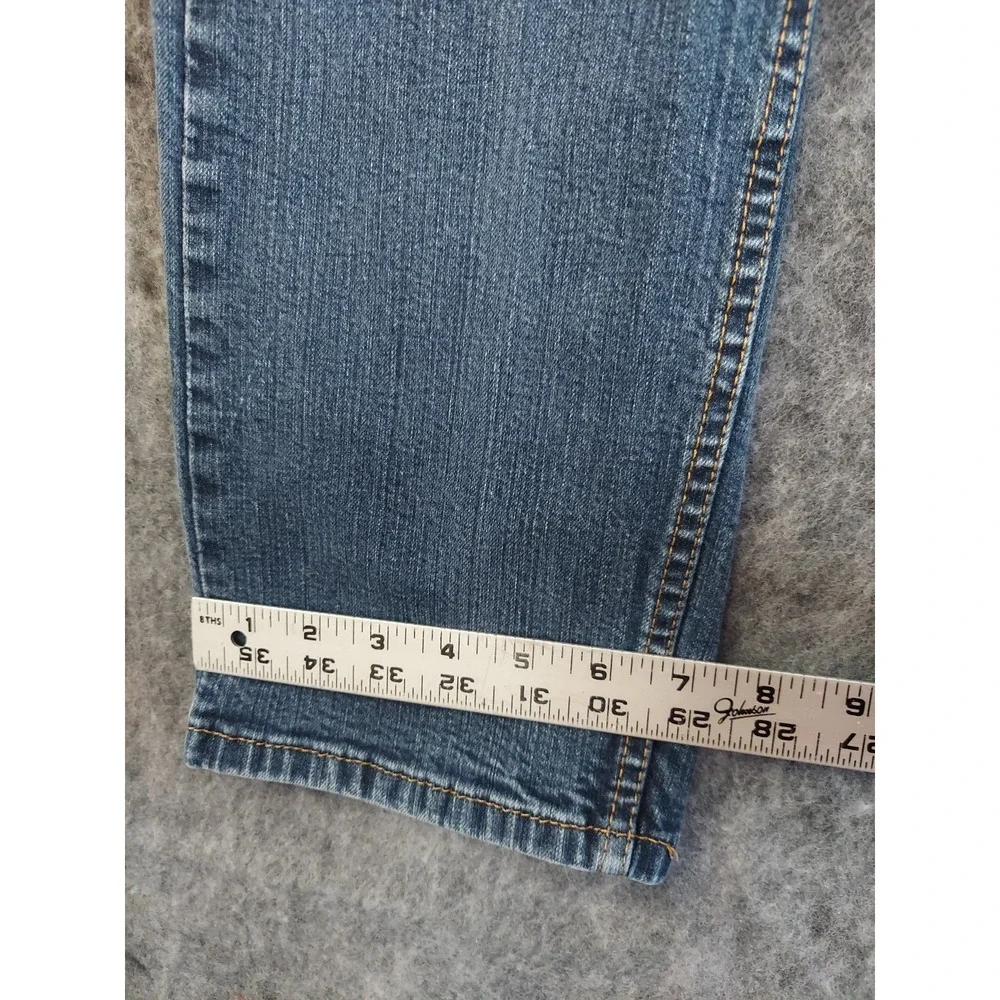 Levis 505 Jeans Mens 32x33 Blue Straight Fit Regular Medium Wash Tag size‎ 34x34